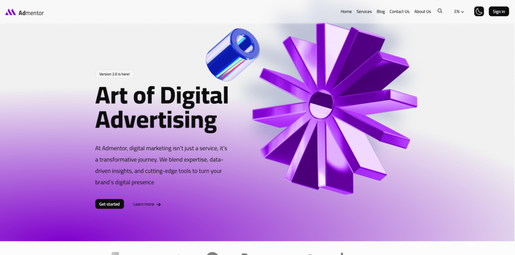 Admentor Website